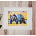 Sara L Smith "Wilding Reclaimed - Sunset Grizzly" - Pigment Ink Print