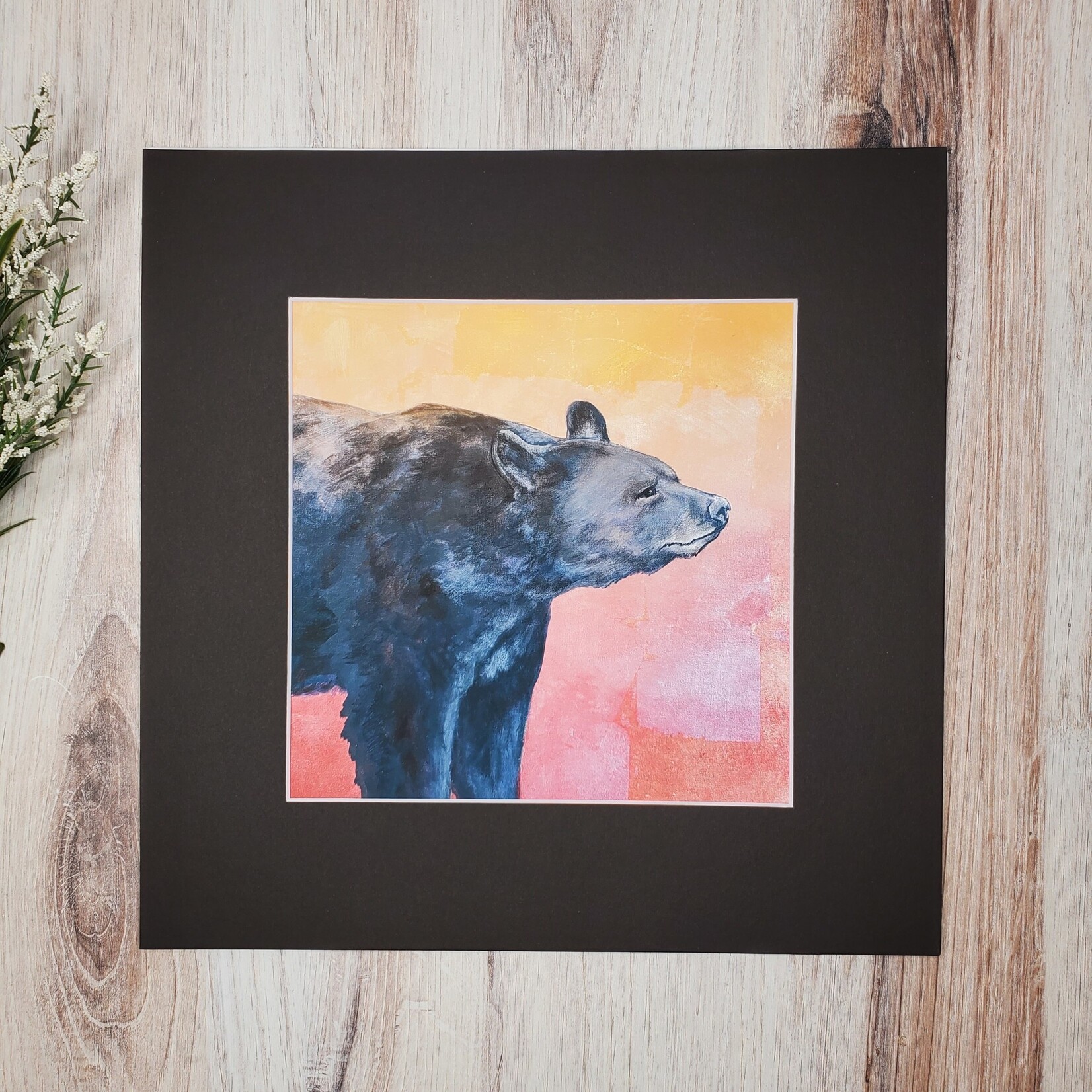 Sara L Smith "Wilding - Pink Precious" - Pigment Ink Print