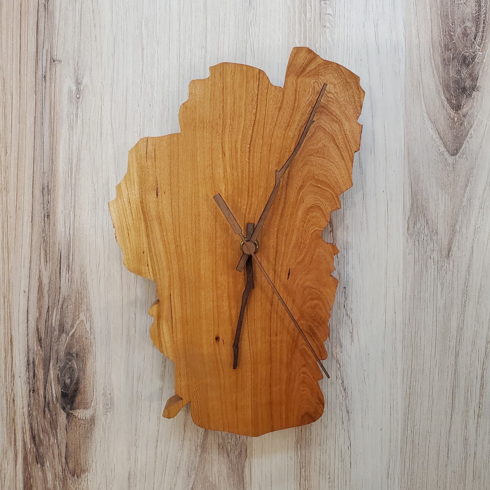 Jordan Karns Lake Tahoe Clock - Wild Cherry Wood