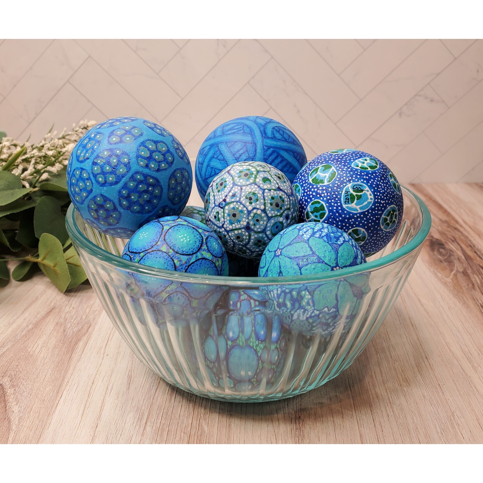 Javamama Blue Balls - Large - Pattern L