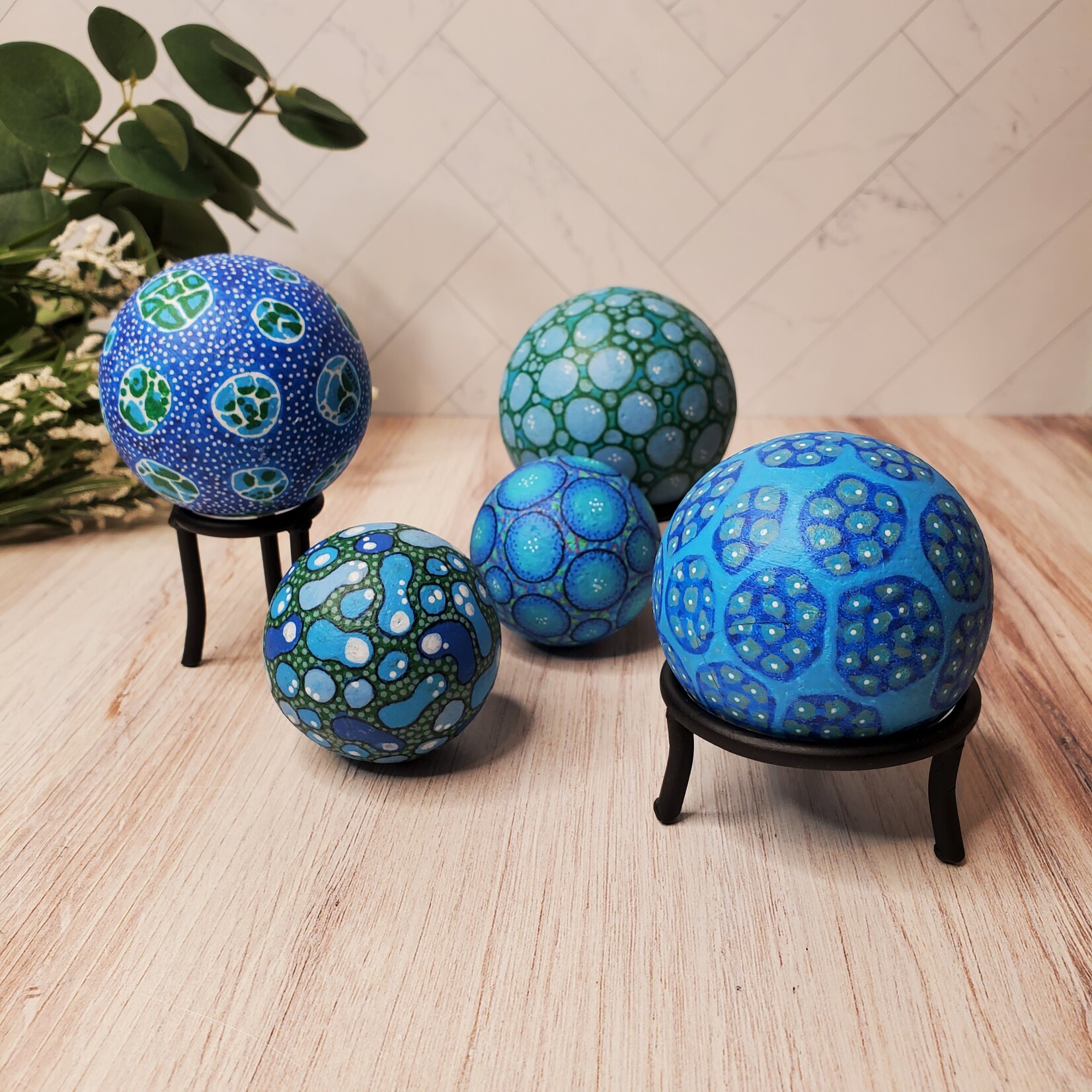 Javamama Blue Balls - Large - Pattern L