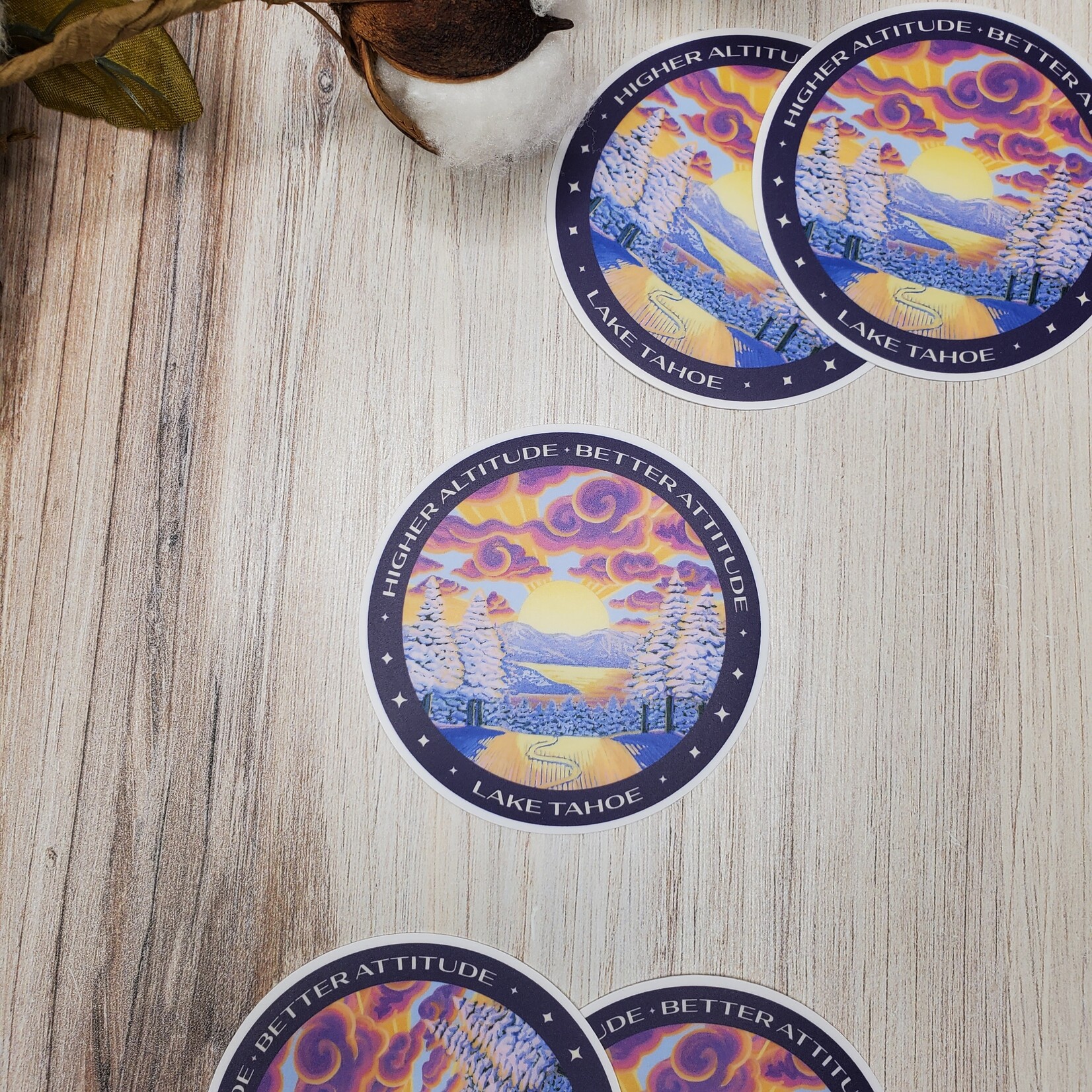 Sarah Manning Higher Altitude Sticker - 3" round