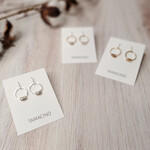 Tamacino Aster - Single Circle with Rings - Earrings