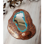 Elaine Randall Tahoe Jewelry Hanger - with impressed plants