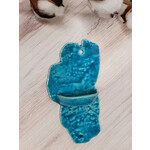 Elaine Randall Tahoe Necklace or Key Holder - Turquoise