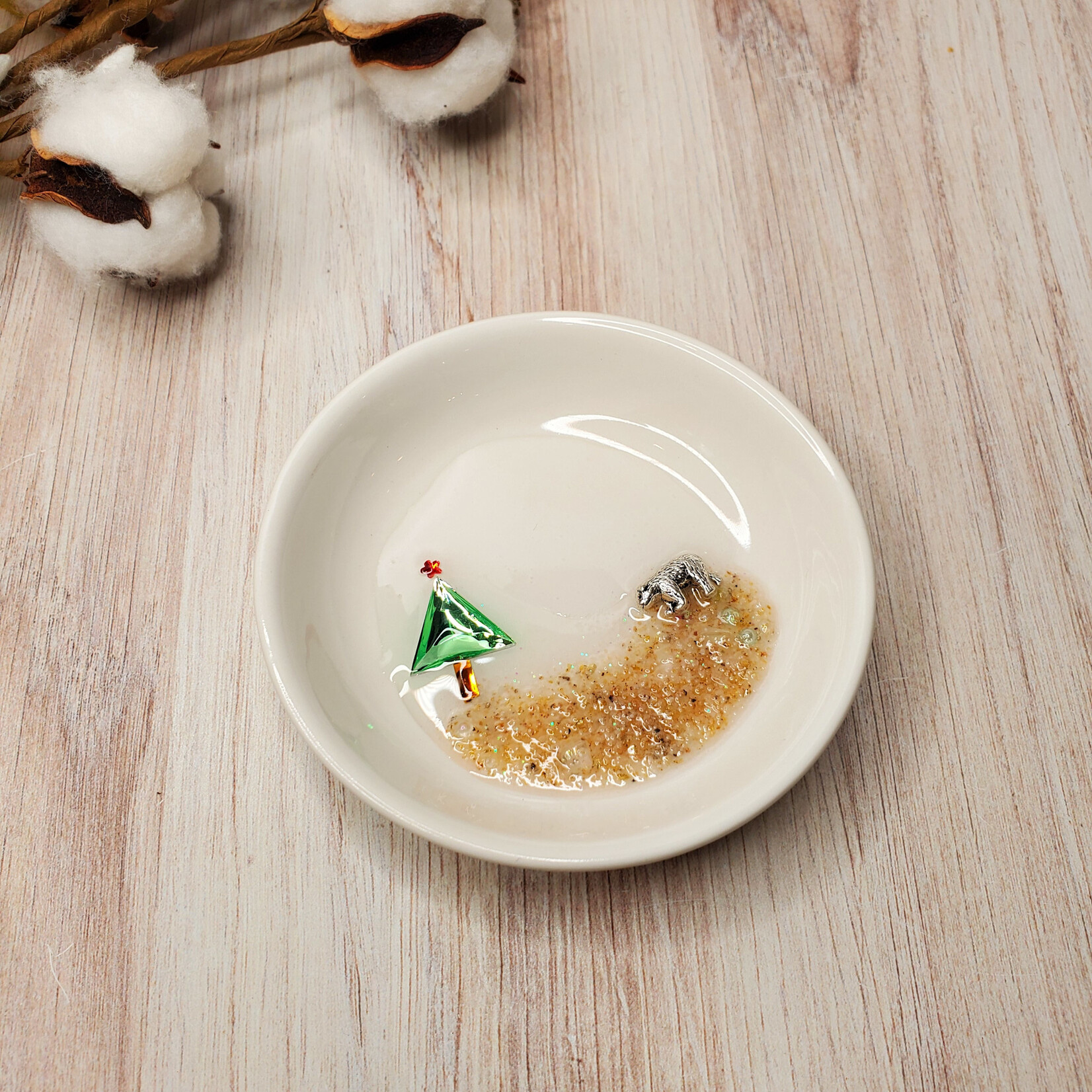 Sue Pemberton Ceramic Trinket Dish - Rounds - 4"