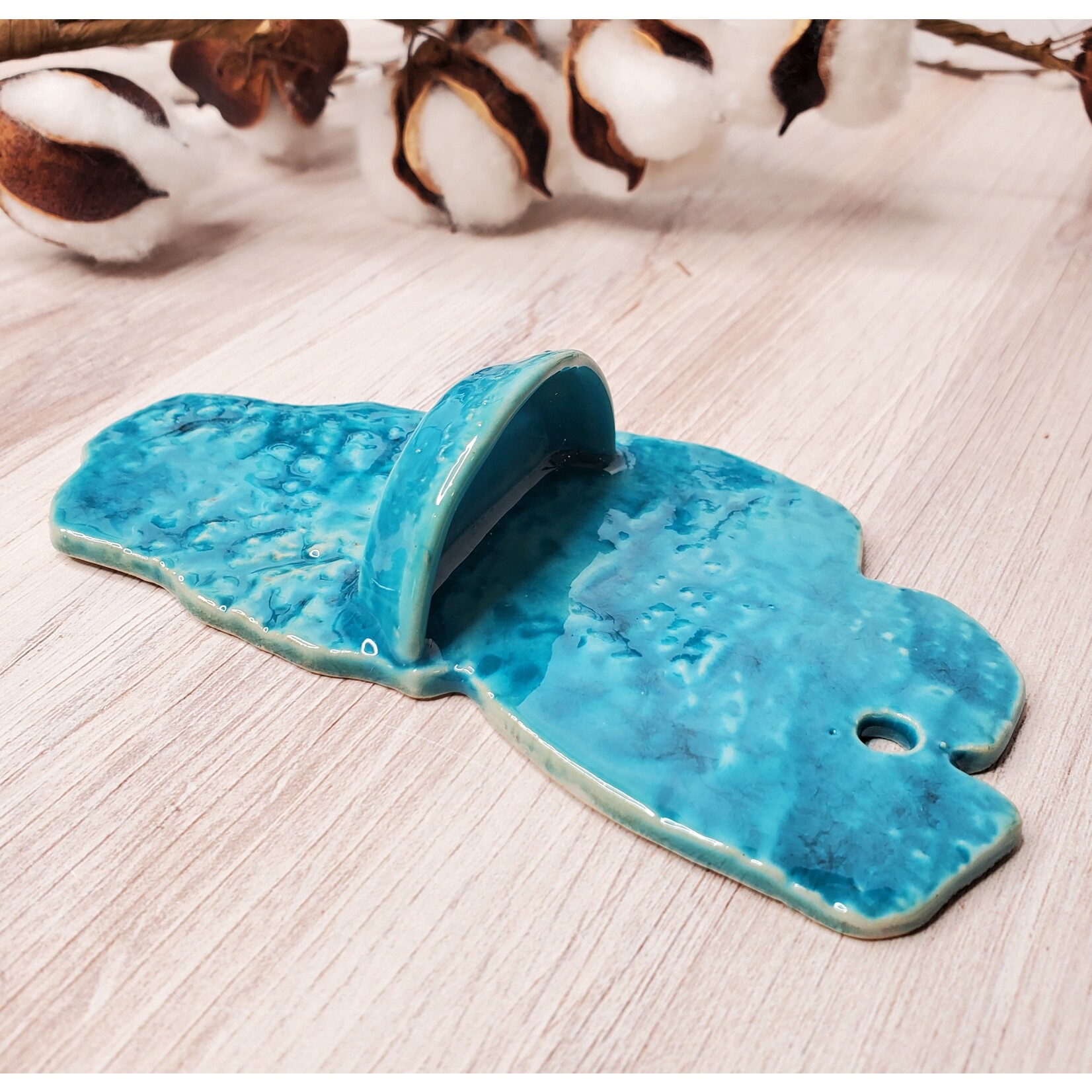 Elaine Randall Tahoe Necklace or Key Holder - Turquoise