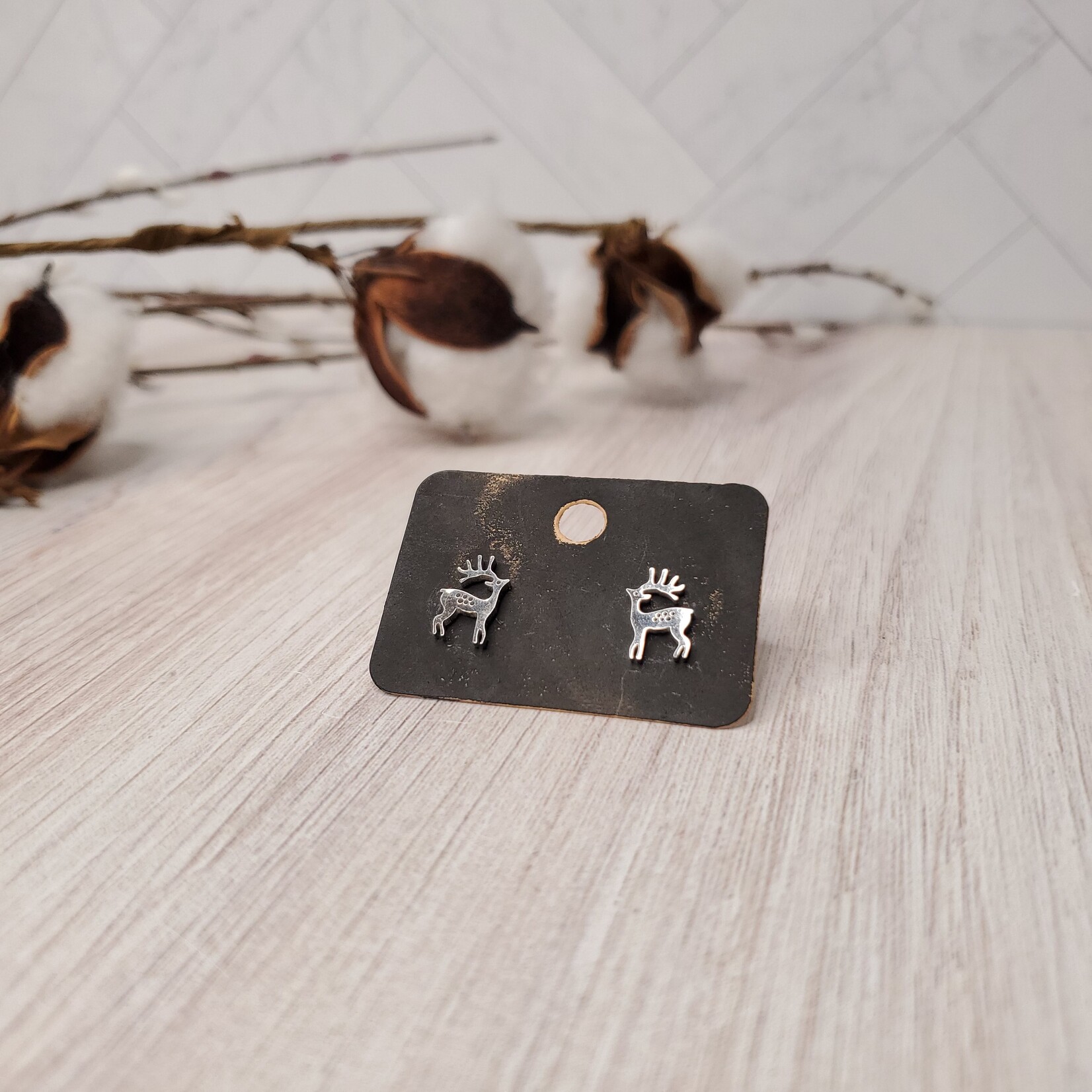 Evi Studio Stainless Steel Post Earrings