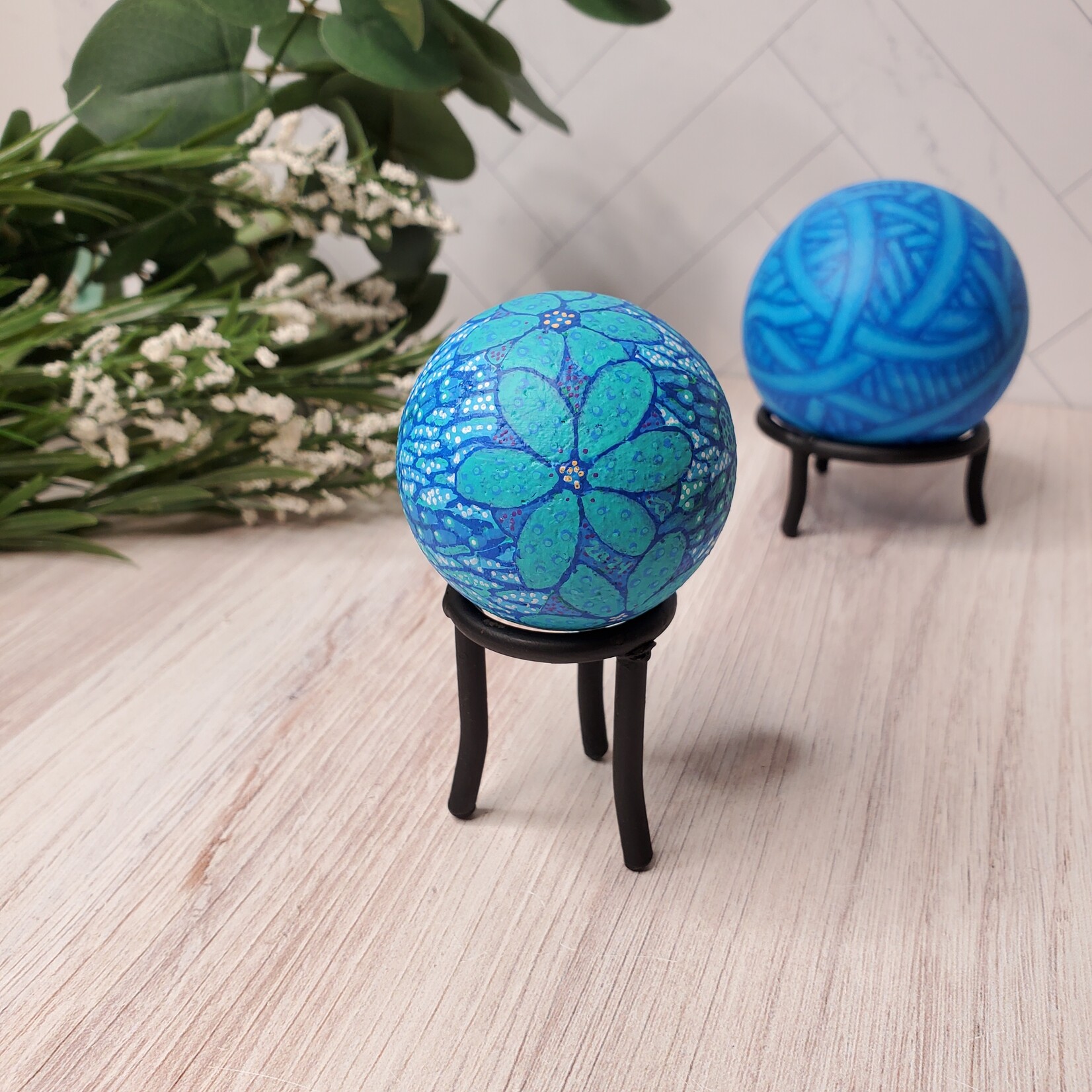 Javamama Blue Balls - Small - Pattern F
