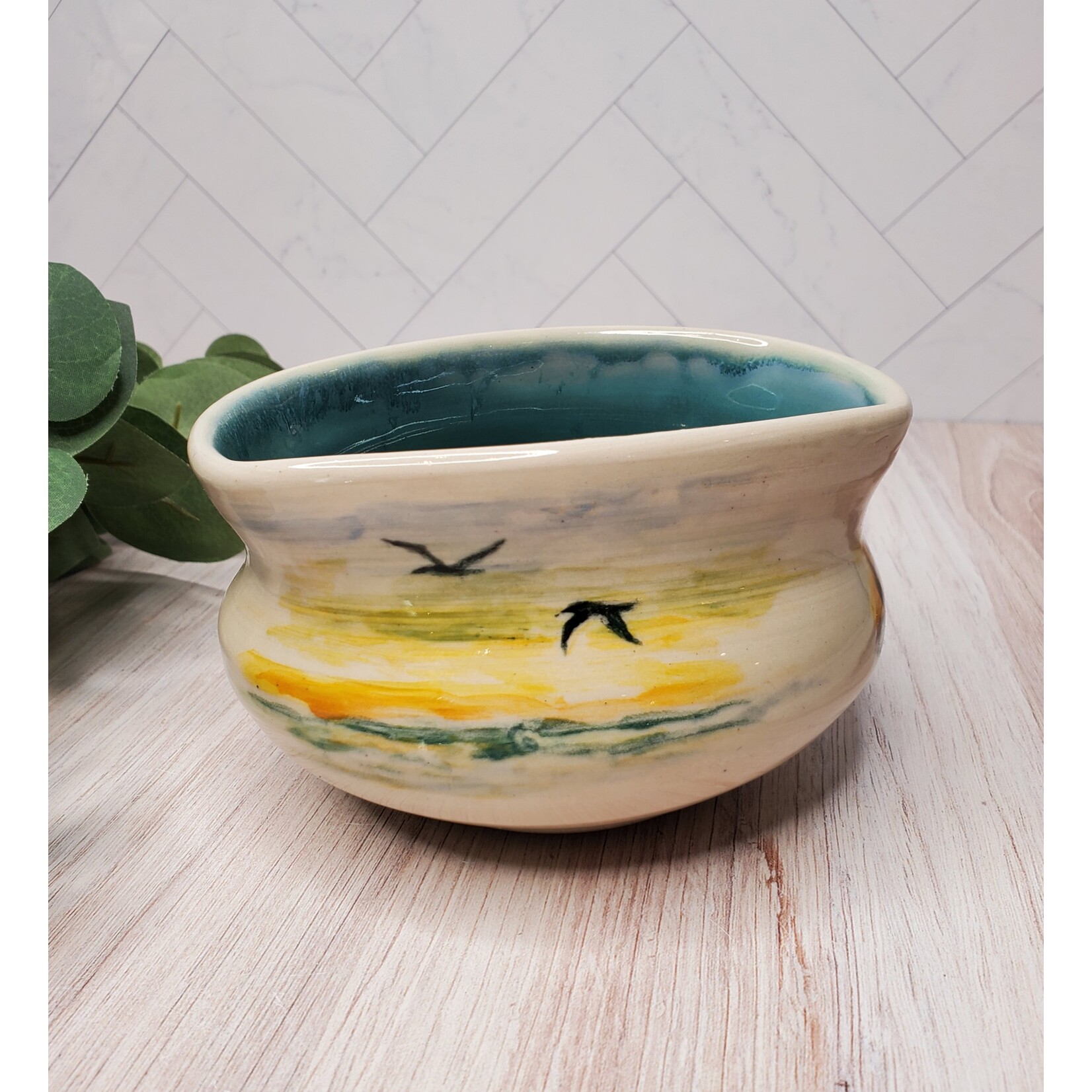 Elaine Randall "Tahoe Sunset" Bowl /Vase