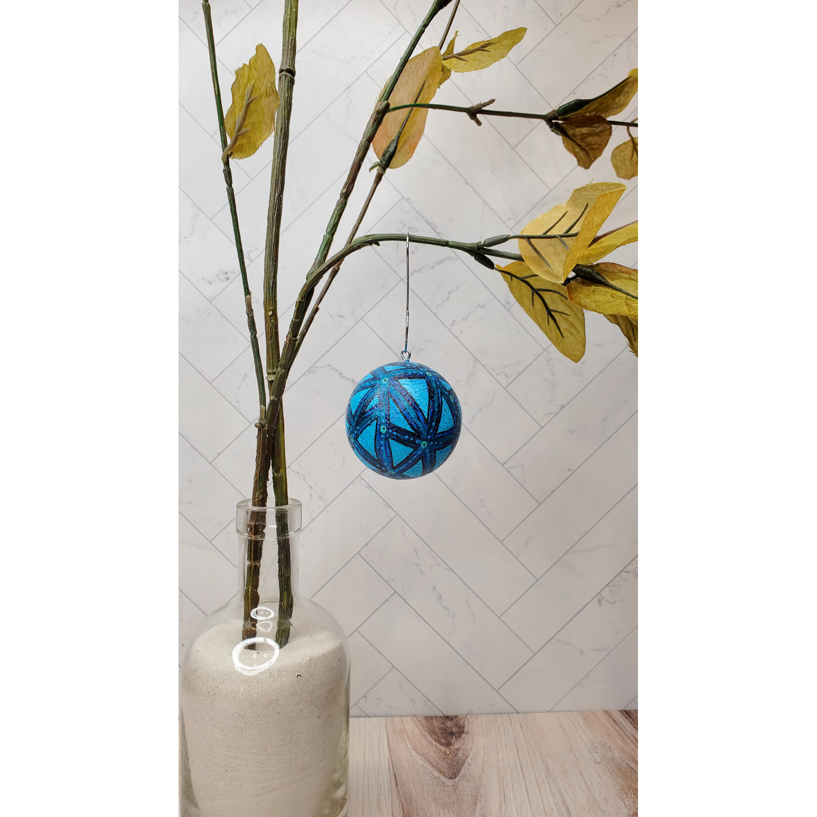 Javamama Medium Blue Ball Ornaments
