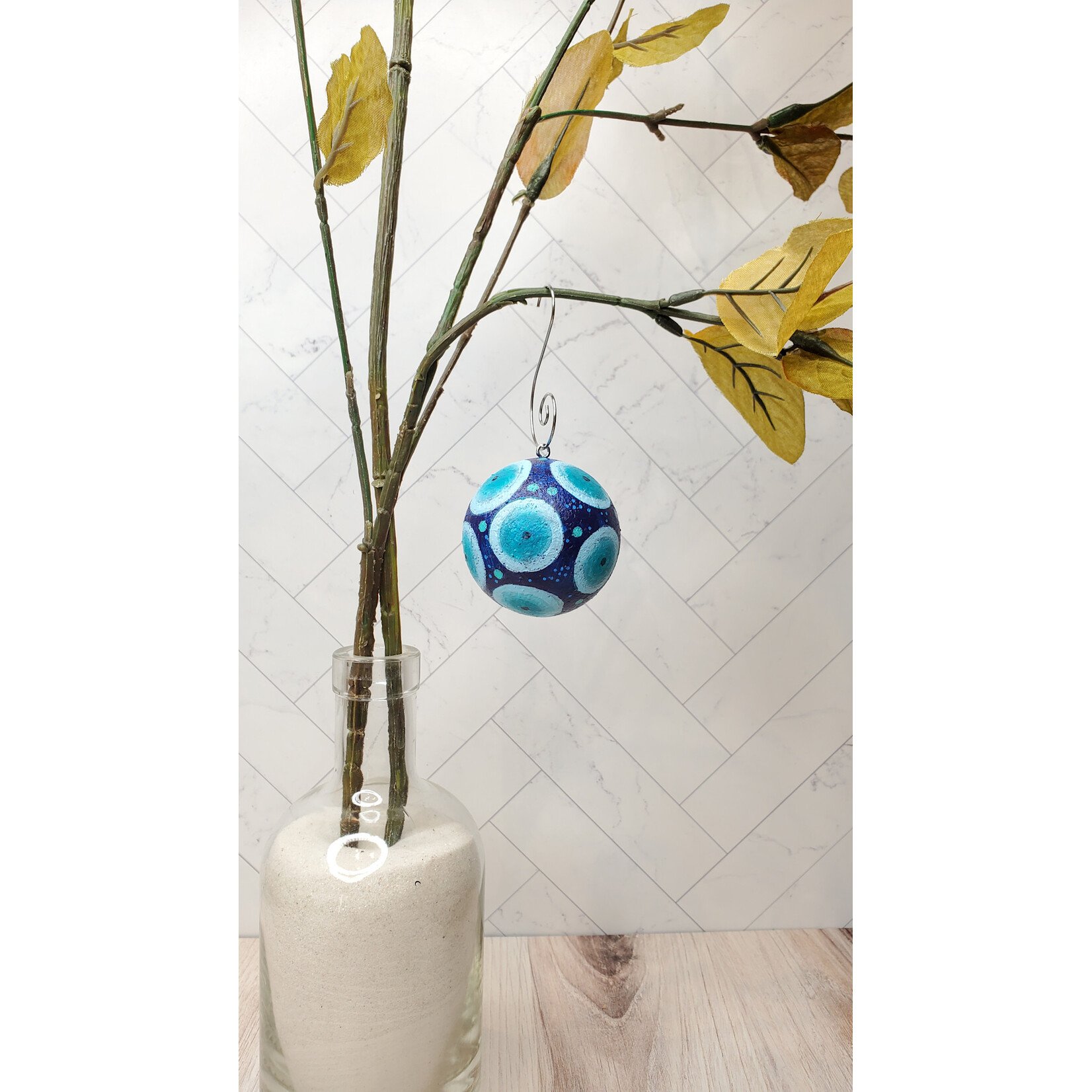 Javamama Medium Blue Ball Ornaments