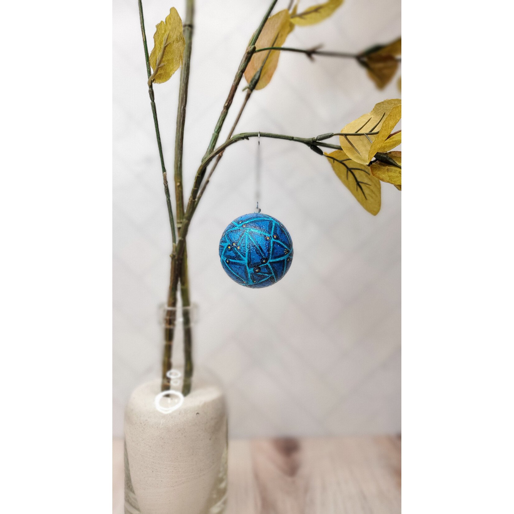 Javamama Medium Blue Ball Ornaments