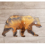 Donna Kotey Black Bear Wall Hanging - Walking 20" - BB8