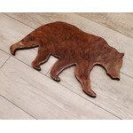 Donna Kotey Black Bear Wall Hanging - Walking 20" - BB9