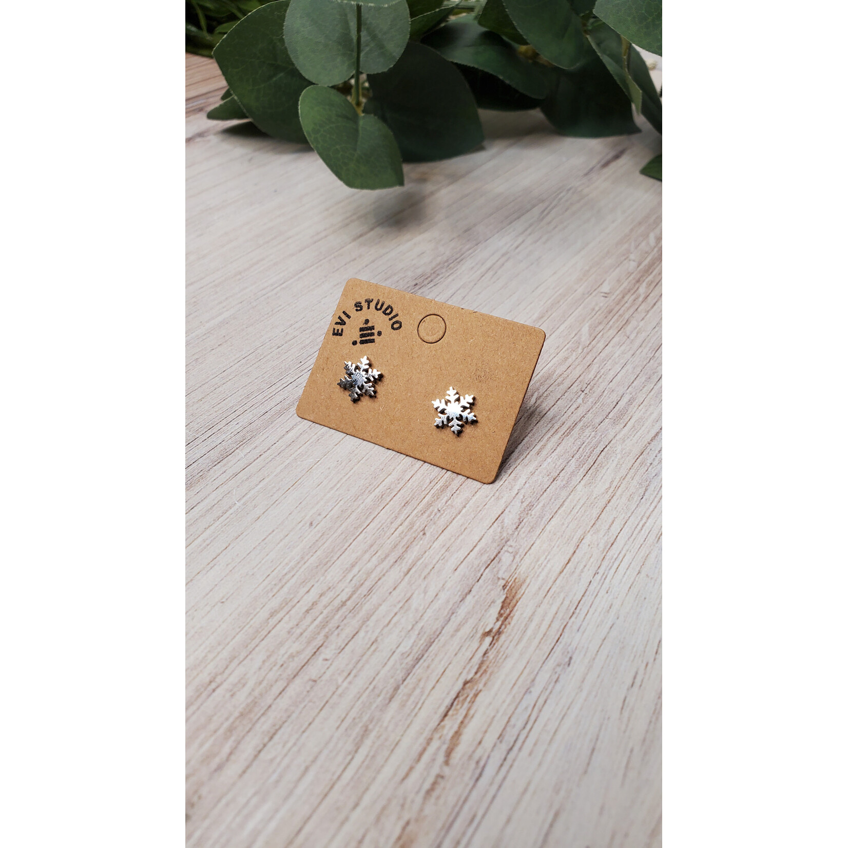 Evi Studio Stainless Steel Post Earrings