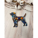 LoKo Dog Mosaic - Mini Wall Art - 5x4.25"