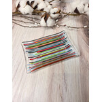 LoKo Multi Colored Soap Dish - 5.5 x 3.5"