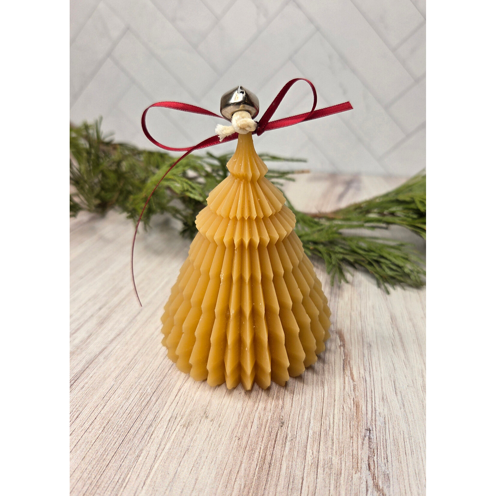 Kendra Romo Beeswax Candle - Fancy Tree