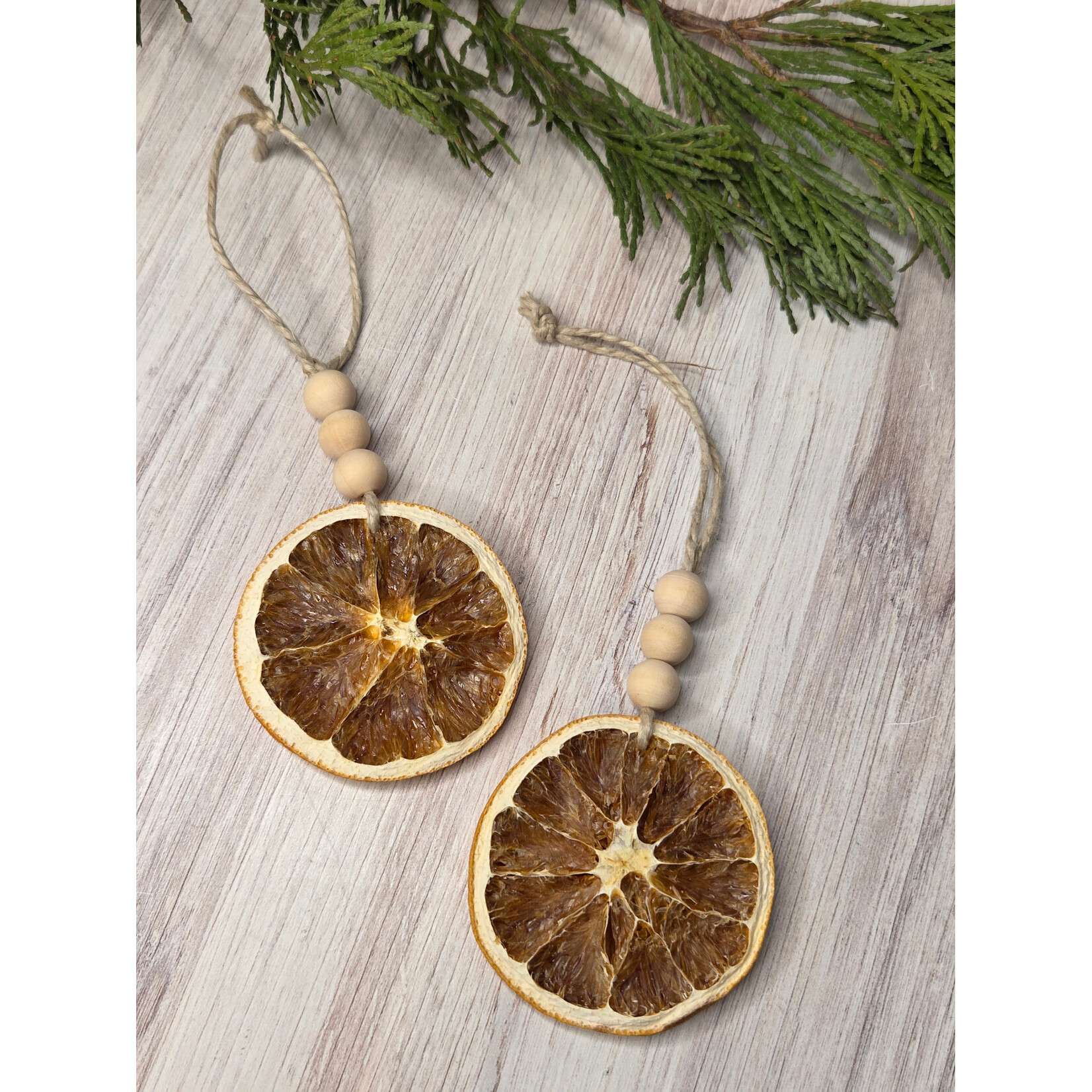 Kendra Romo Orange Slice Ornament