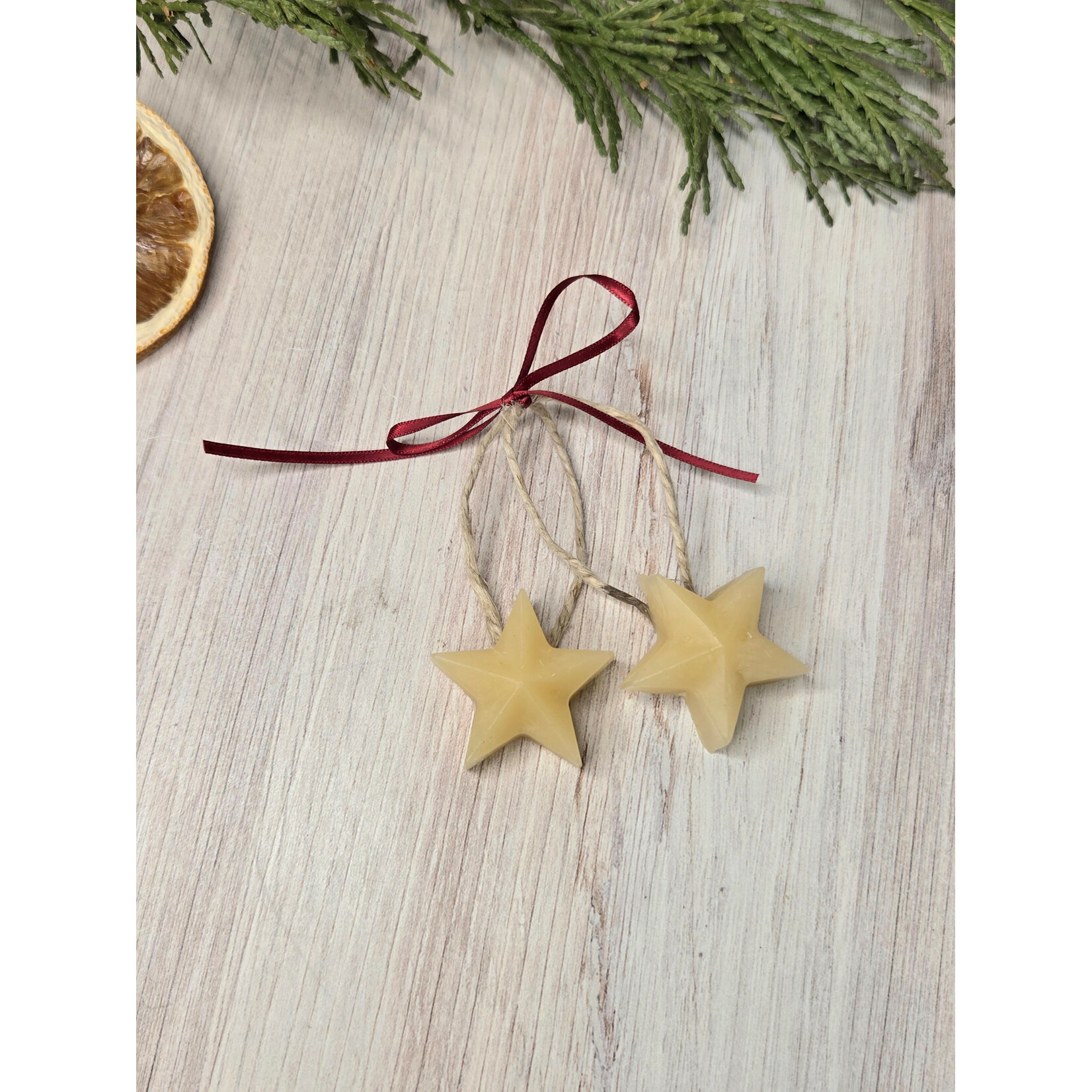 Kendra Romo Beeswax Ornament - Mini Stars
