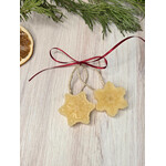 Kendra Romo Beeswax Ornament - Mini Snowflakes