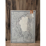 Yama Mountain Studio Tahoe Rim Trail Map Poster - 18x24"