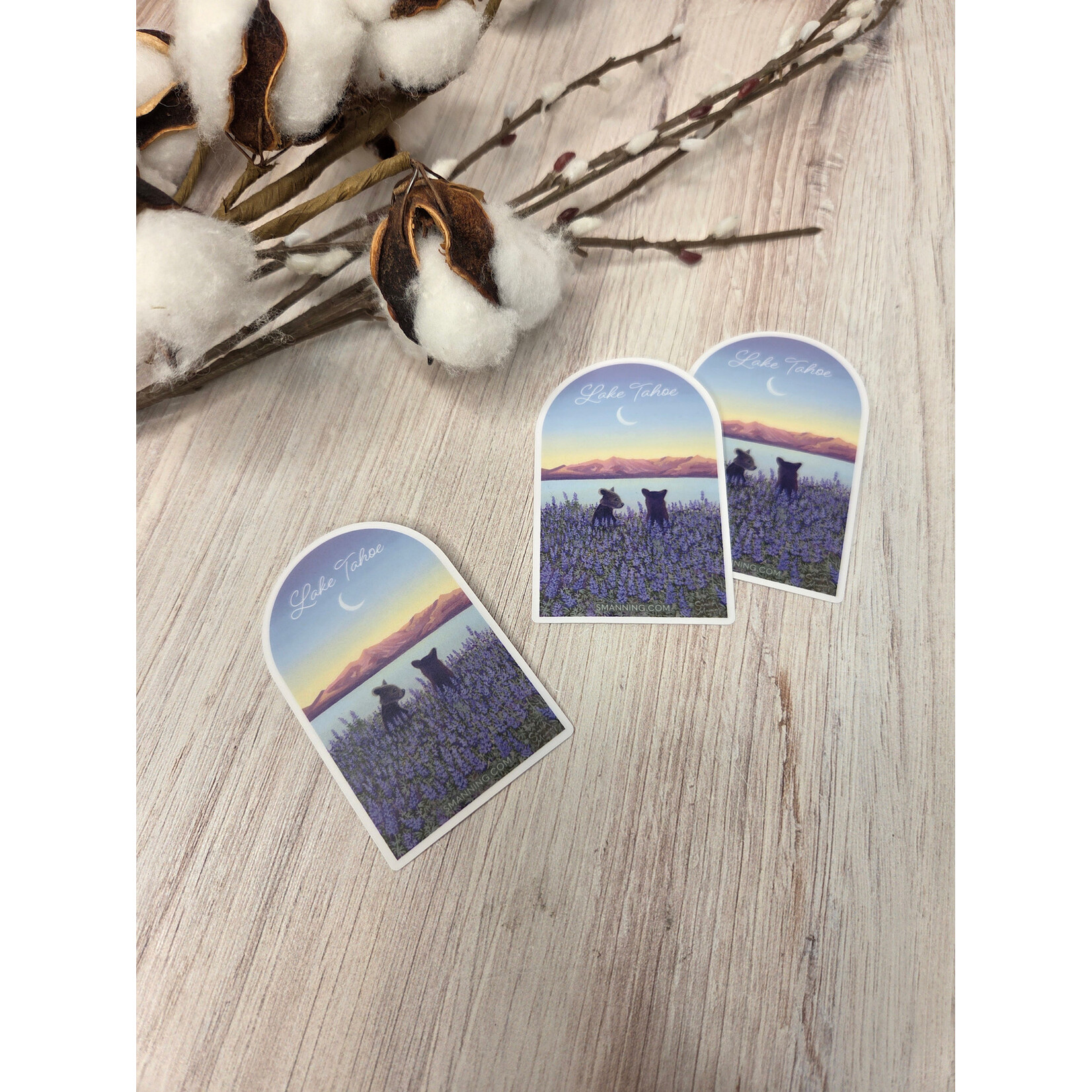 Sarah Manning Bears & Blooms Sticker - 3"