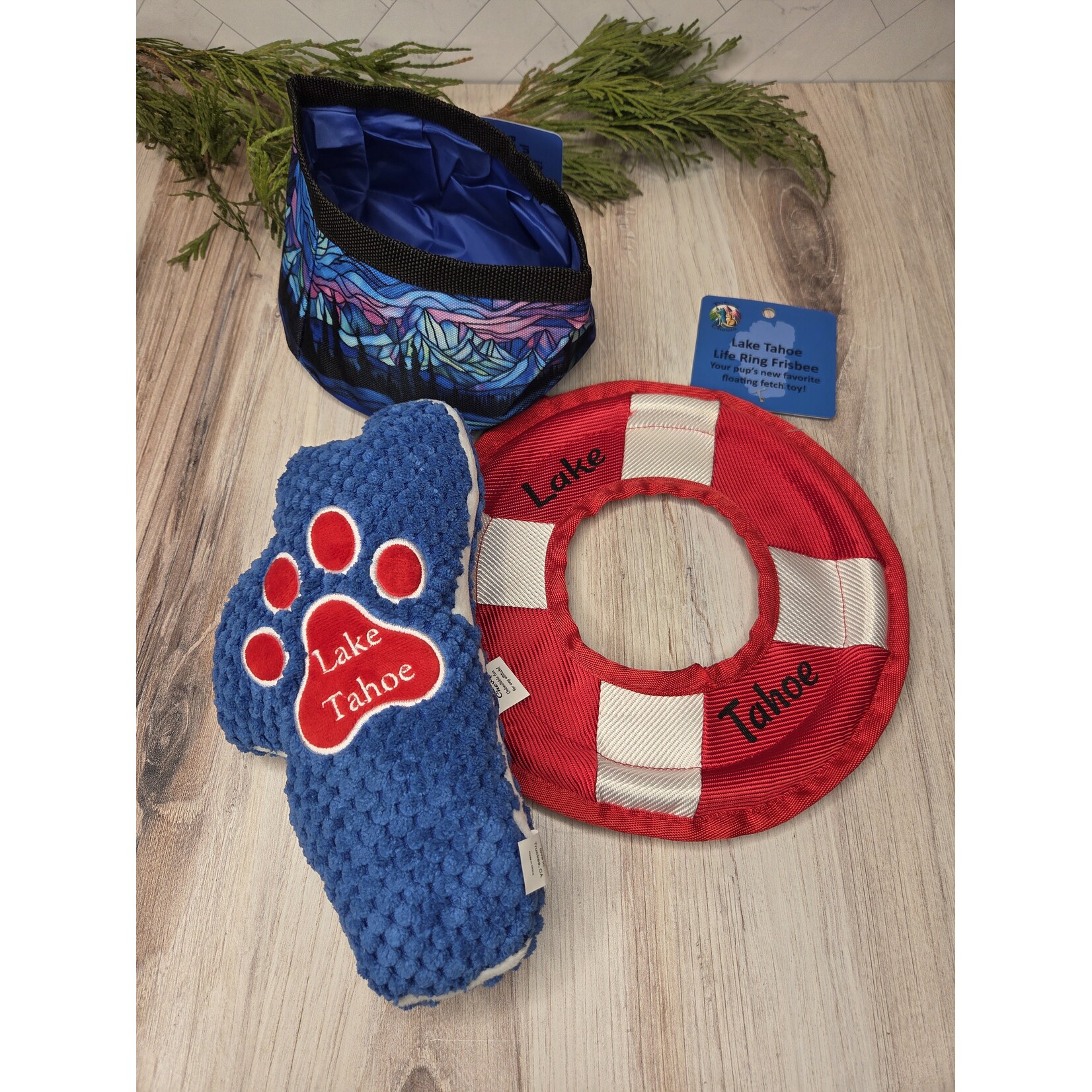 Tahoe Chews Life Ring Frisbee Dog Toy