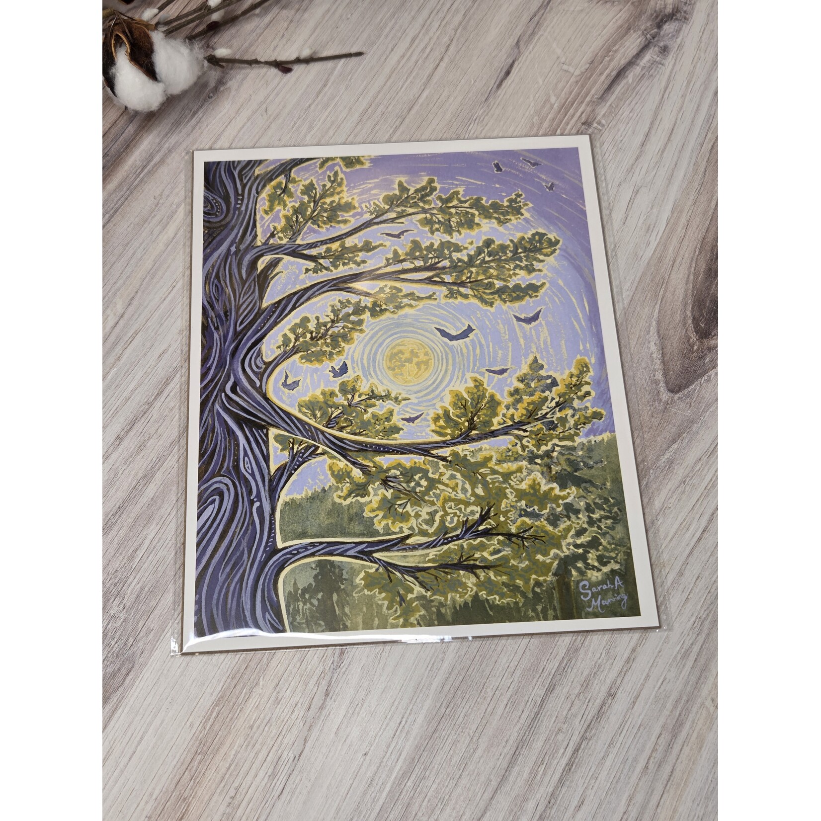 Sarah Manning "Bats & Brambles" - giclee print - 8x10"