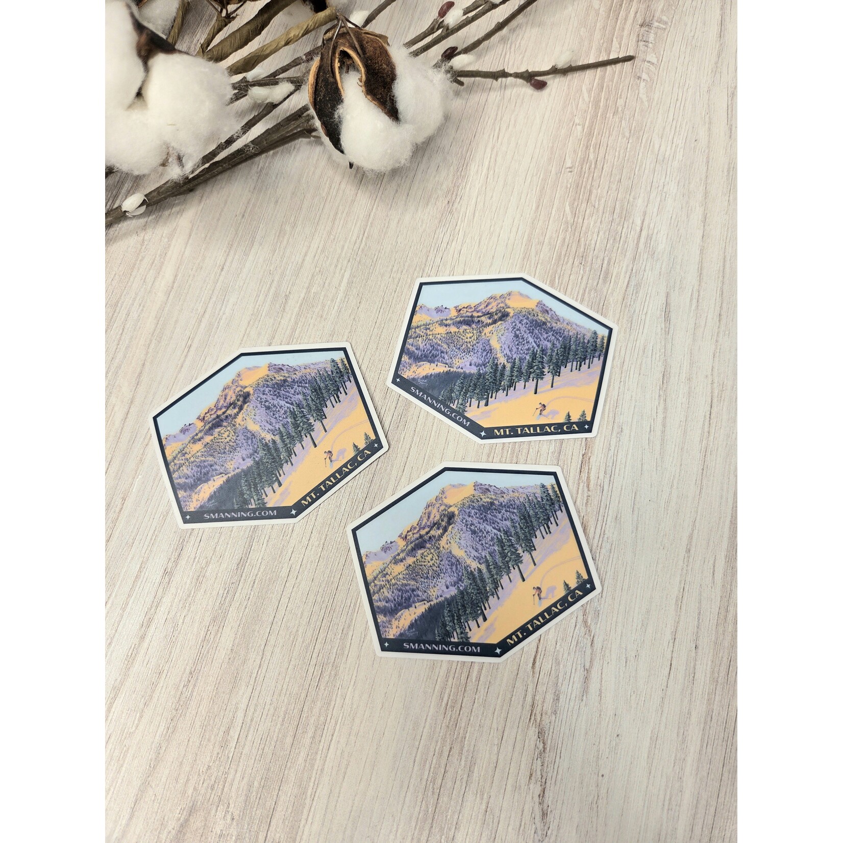 Sarah Manning Mt. Tallac Sticker - 3"