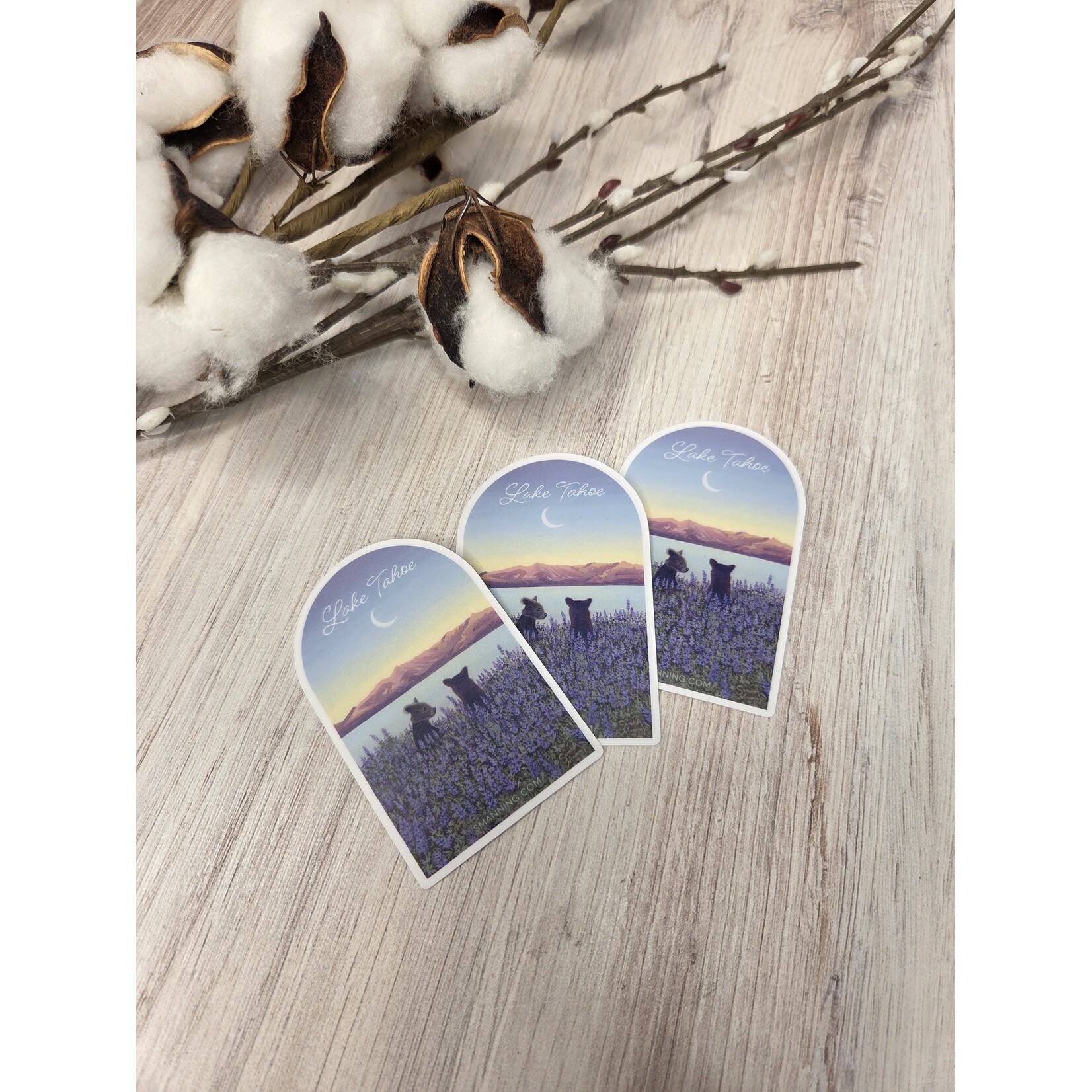 Sarah Manning Birds & Blooms Sticker - 3"