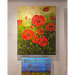 Barb Moniot "Red Poppies" - oil - 24x30"