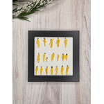 Handmade by Camille "Do You Like My Hair" - mini framed original - 5x5"