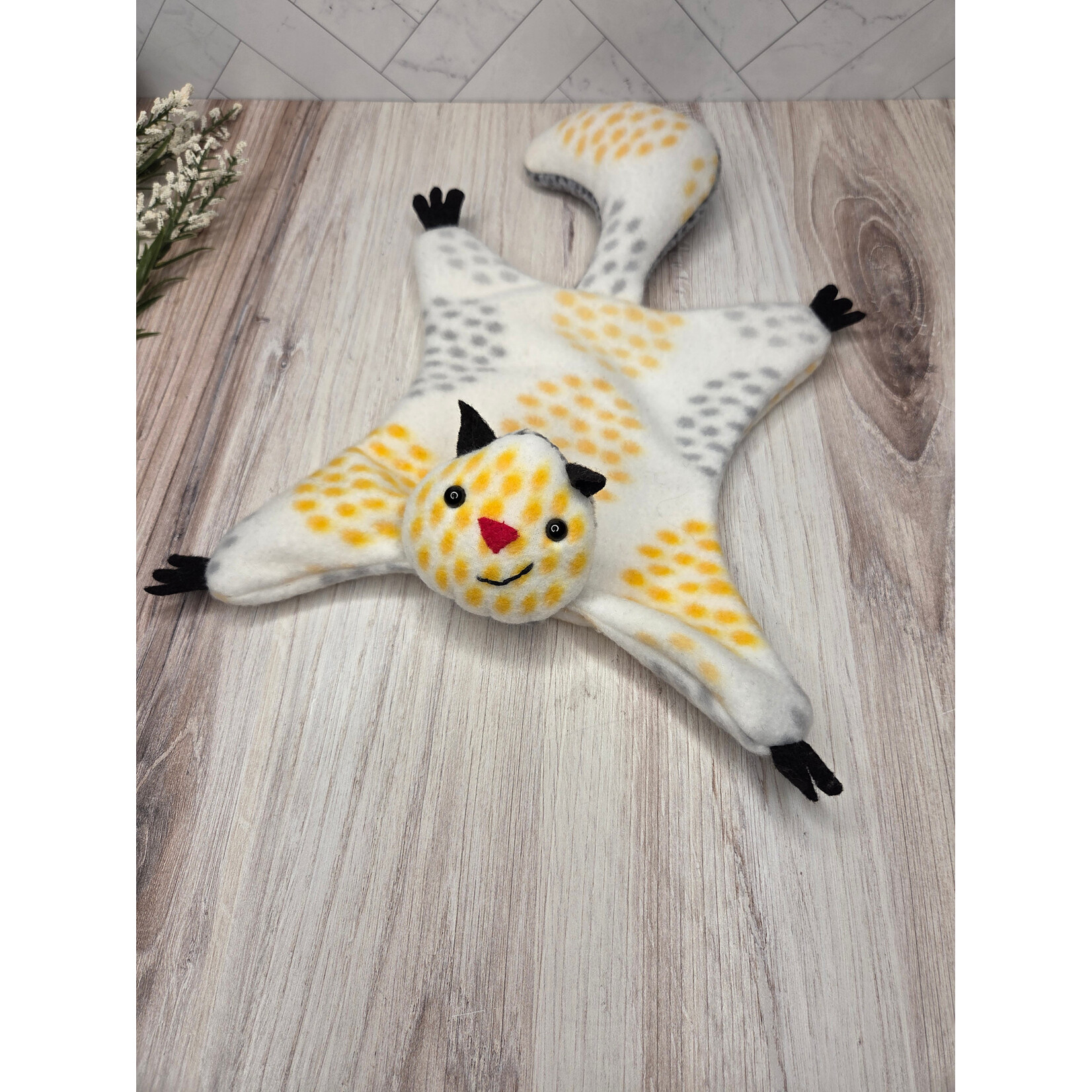 Handmade by Camille Willie the Flying Squirrel