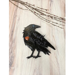 LoKo Wood & Glass Crow - small - A