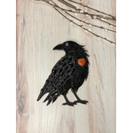 LoKo Wood & Glass Crow - small - C