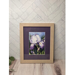 Betsy Hambleton "Wild Iris" - watercolor - 10x12" framed