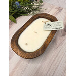 McKinney Creek Candle Company Tahoe Pines - classic wood bowl candle
