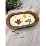 McKinney Creek Candle Company Sierra Sun - botanical wood bowl candle