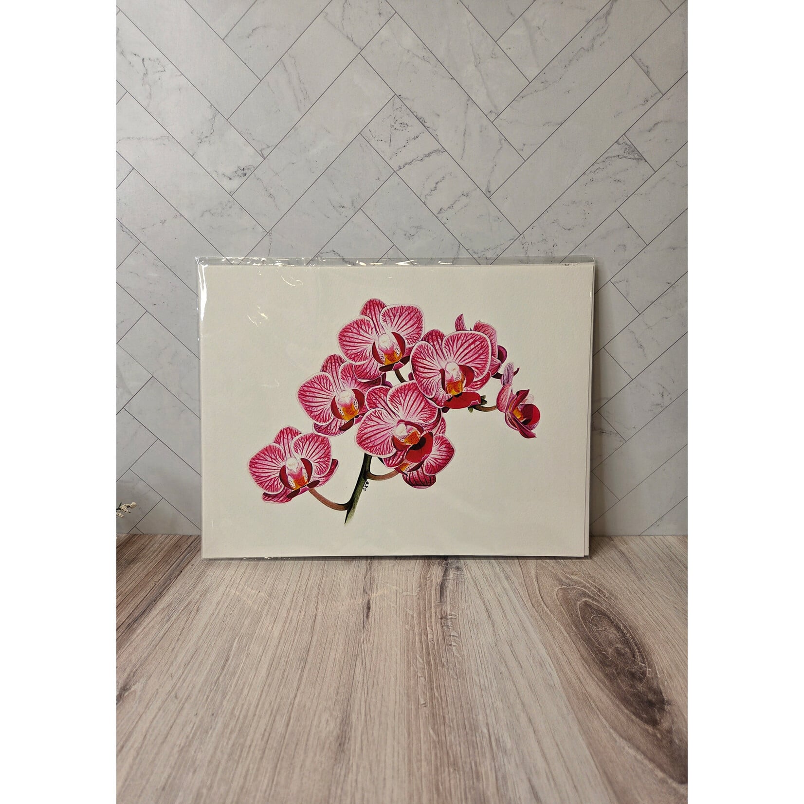 Sky Woodland Art "Orchid" - 9x12" giclee