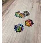 Sky Woodland Art Succulent Holographic Stickers