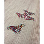 Sky Woodland Art Atlas Moth Glitter Stickers