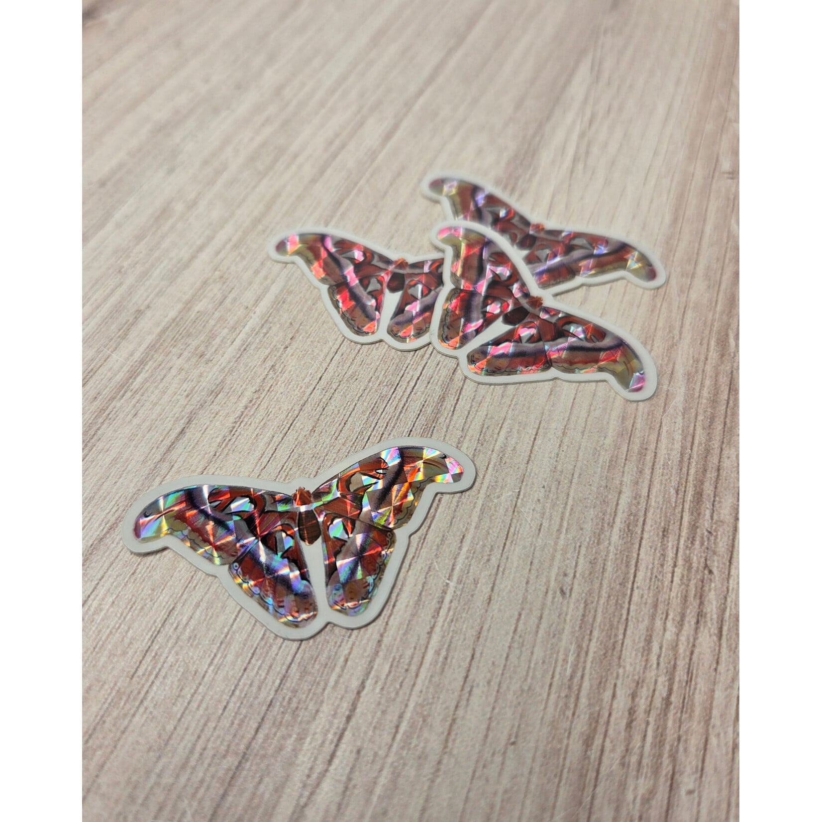 Sky Woodland Art Atlas Moth Glitter Stickers