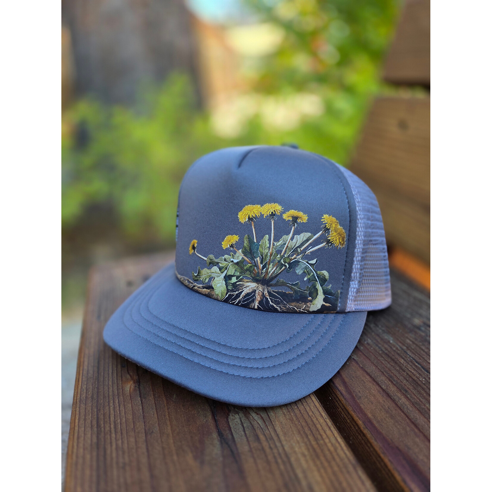 We the Trees Dandelion Hat - Foam Trucker - Gray/Gray - 58cm