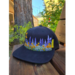 We the Trees Wildflower Hat - Flat Bill - Black