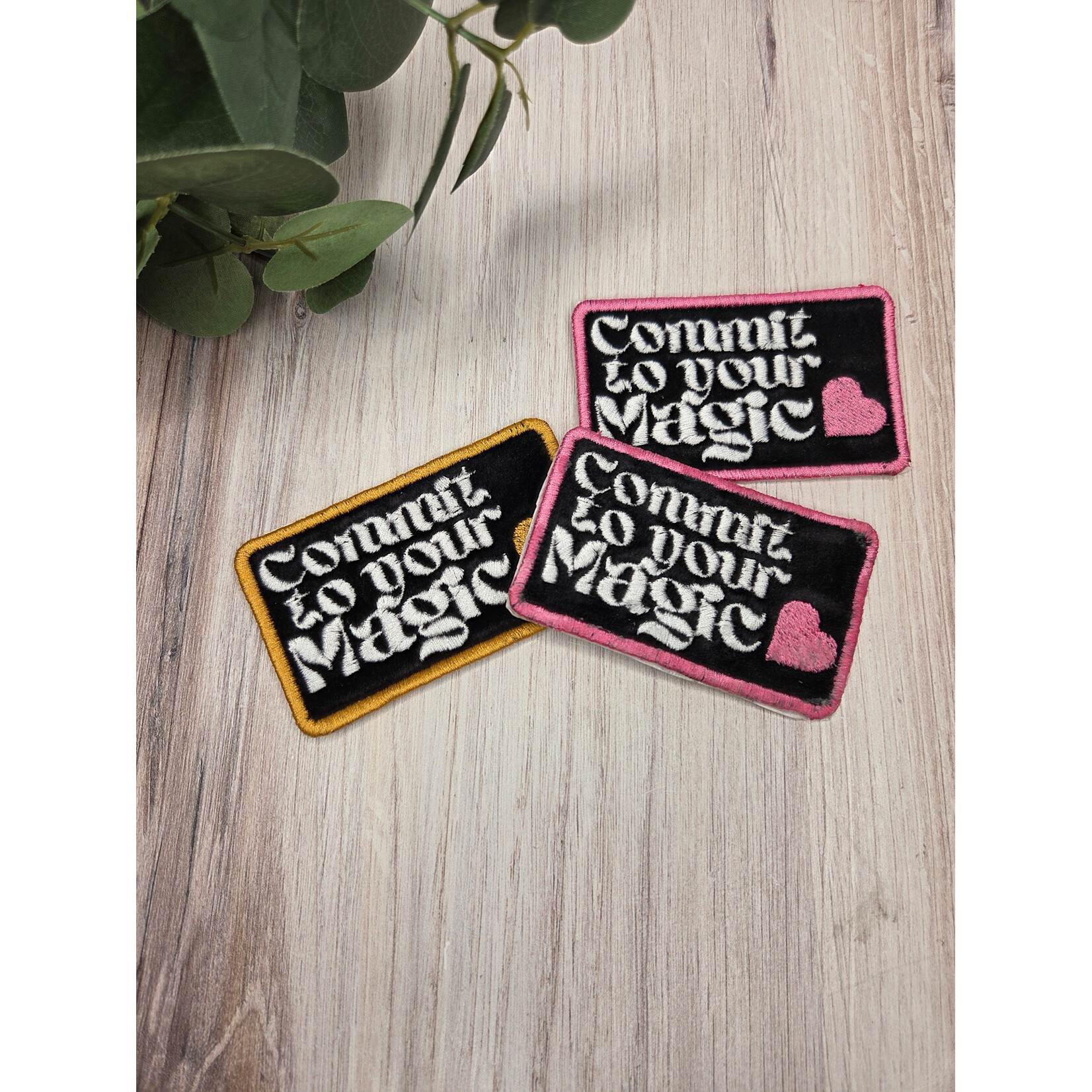 Clairevoyanc Embroidered Velvet Patch