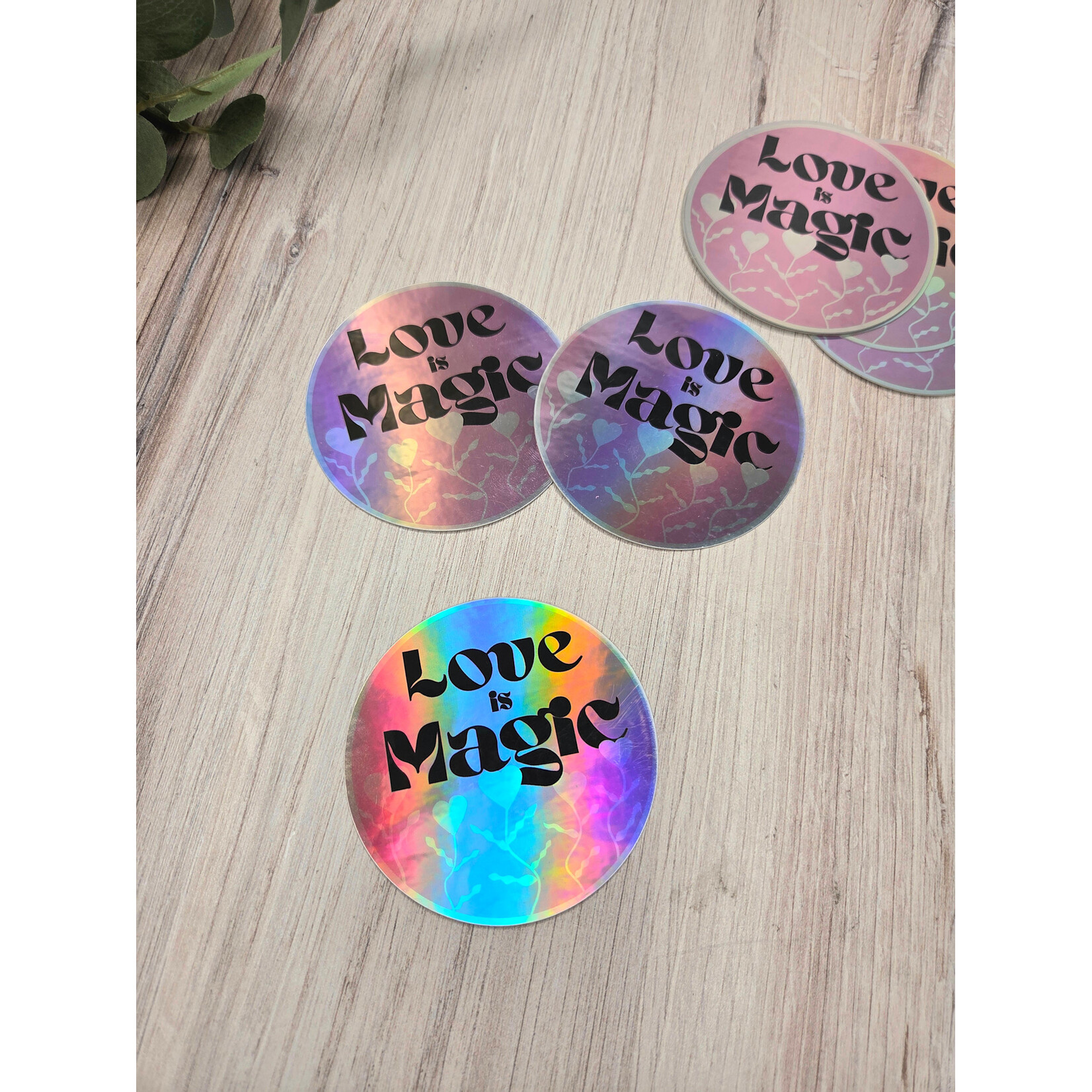Clairevoyanc Love is Magic Sticker