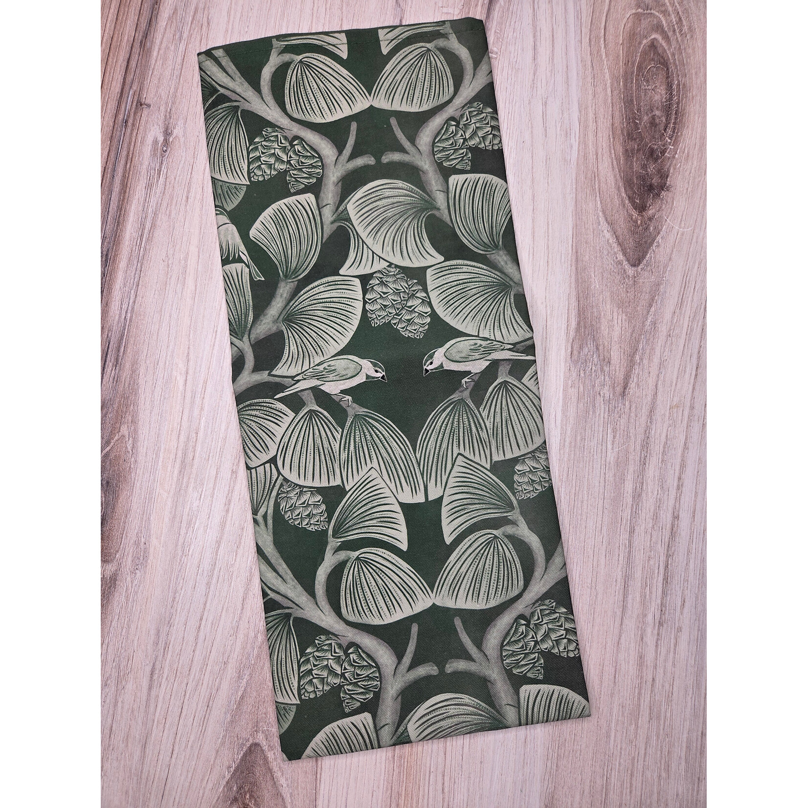 Mairin Kareli Design Tea Towel -  Jeffery Pine Damask