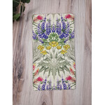 Mairin Kareli Design Tea Towel - Wildflower Millefleur Light